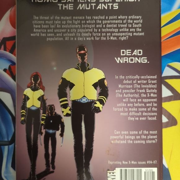 New X-Men: E is for Extinction. Morrison Marvel Graphic Novel Comics - Picture 3 of 3